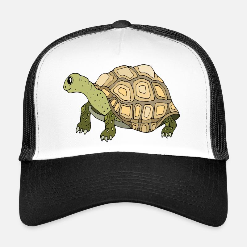 Schildkröte - Trucker Cap - Weiß/Schwarz