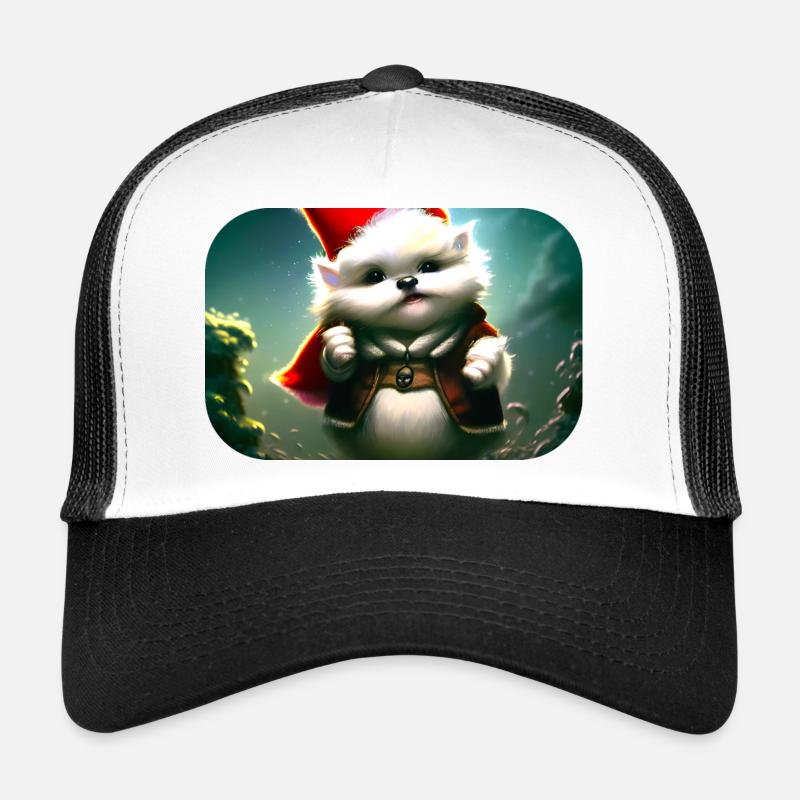 Christmas Gnome - Trucker Cap - Weiß/Schwarz