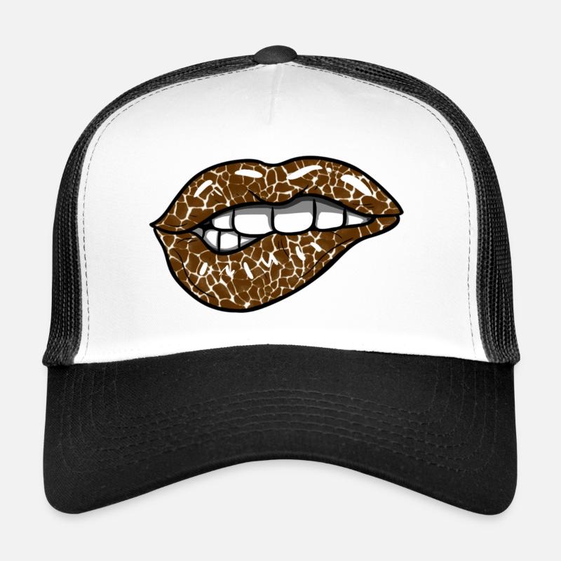 Lèvres de léopard Casquette trucker 