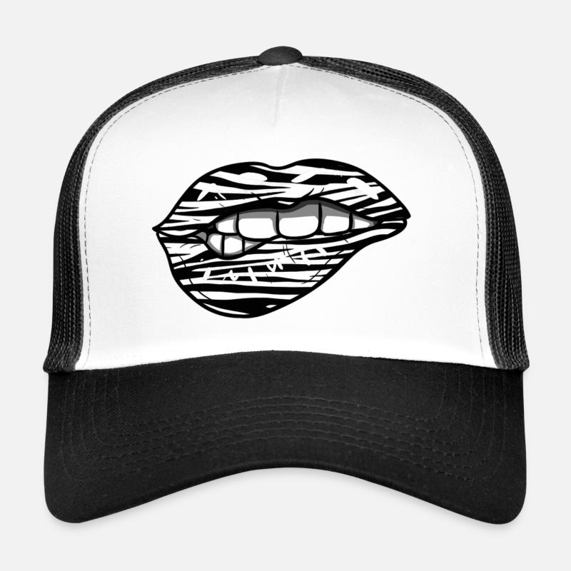 Colorez les lèvres! Casquette trucker 