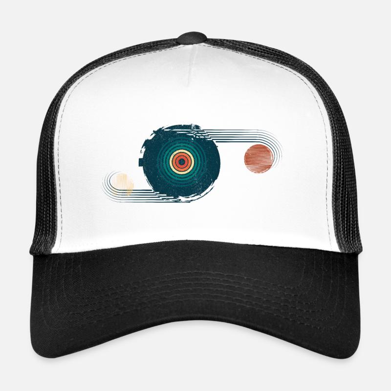 retro abstract 2 Trucker Cap