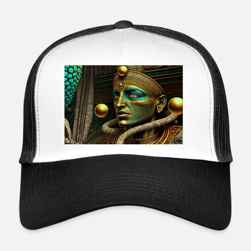 god by daniel costa Trucker Cap