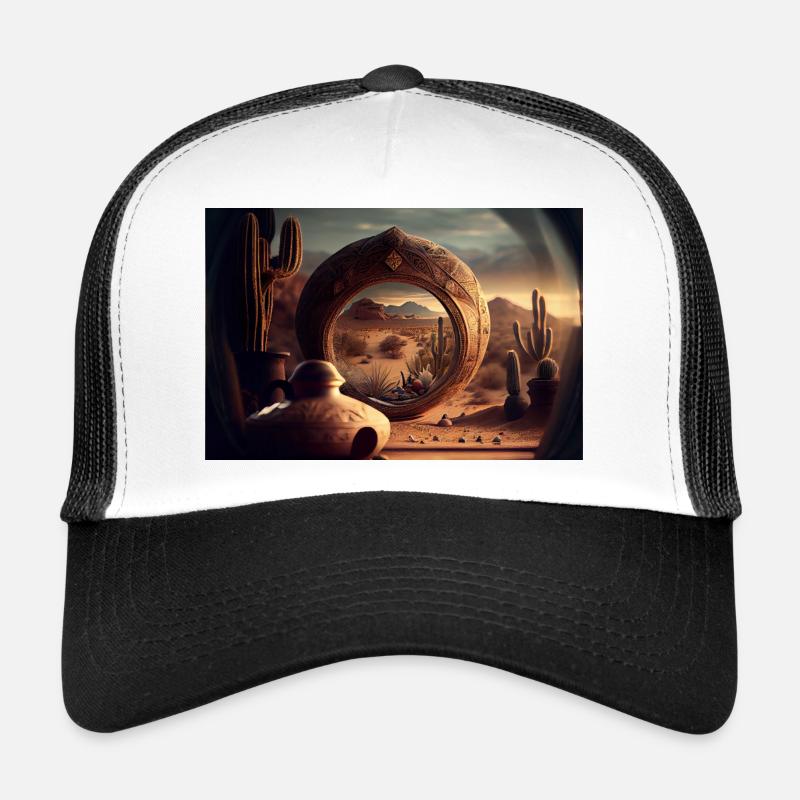 olho deserto by daniel costa Trucker Cap