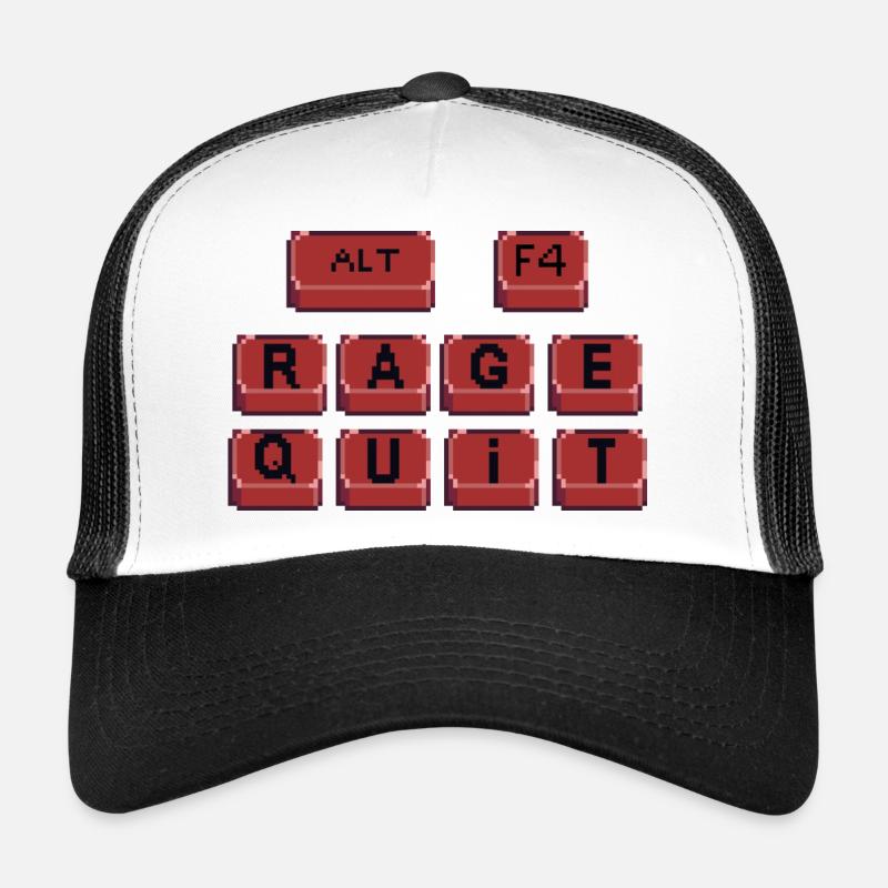 Rage quit Casquette trucker 