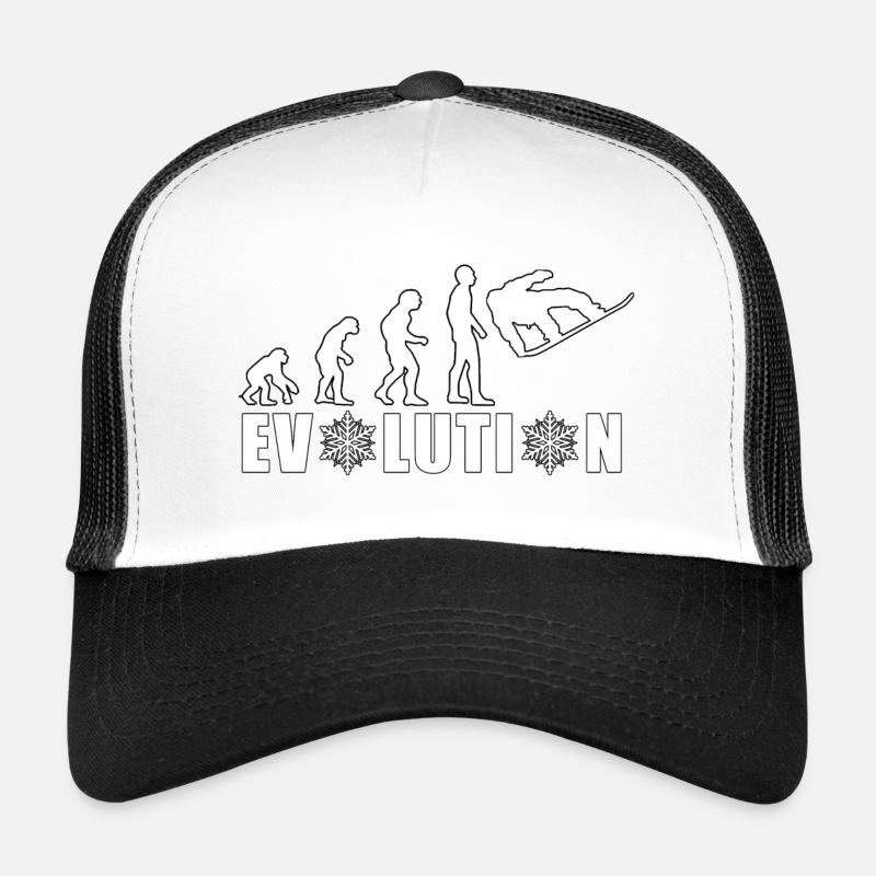 EVOLUTION SNOWBOARD Neige Hiver Cadeau Casquette trucker 