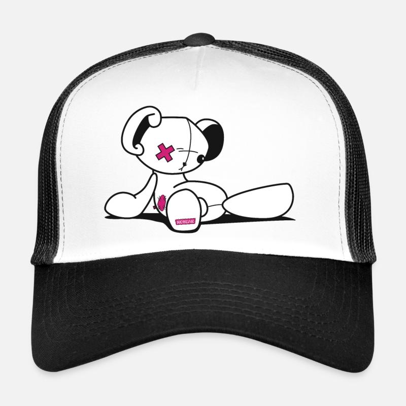 MBP PLUSH - Trucker Cap - white/black