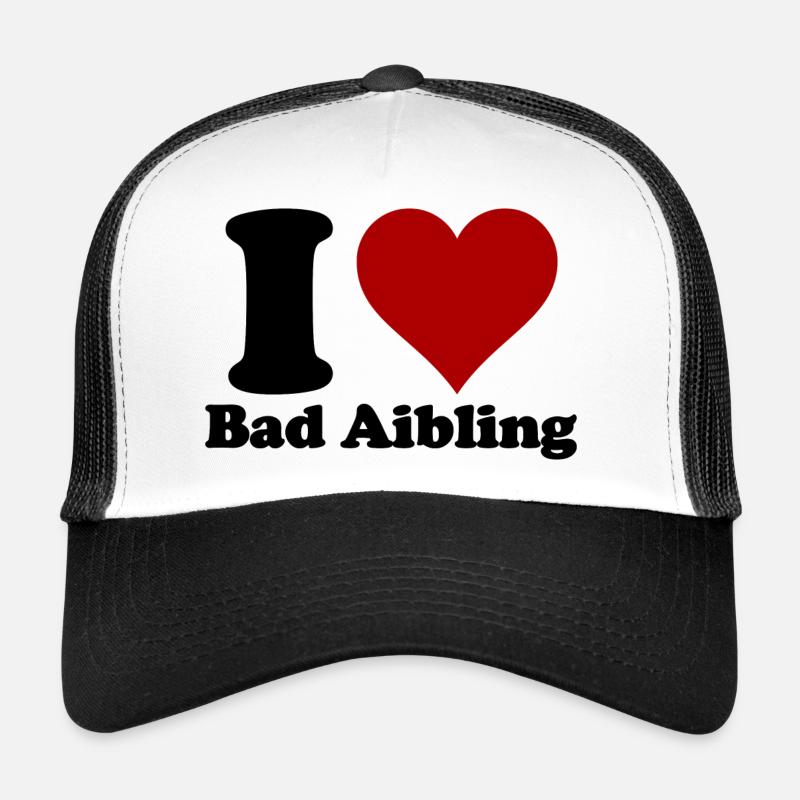I Love Bad Aibling - Trucker Cap - white/black
