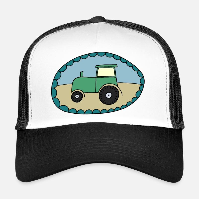 Tractor Design - Trucker Cap - white/black