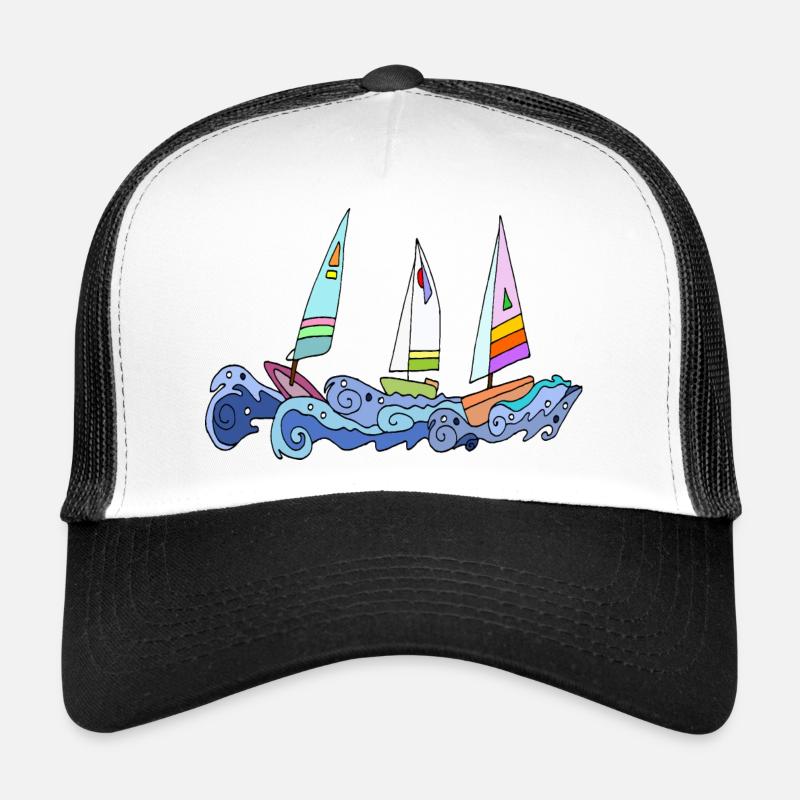 Sailboat Trucker Cap