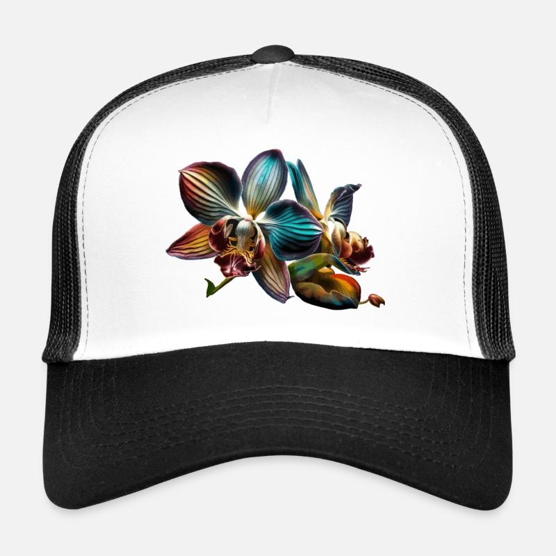 Cadeau d’orchidée lumineuse Casquette trucker 