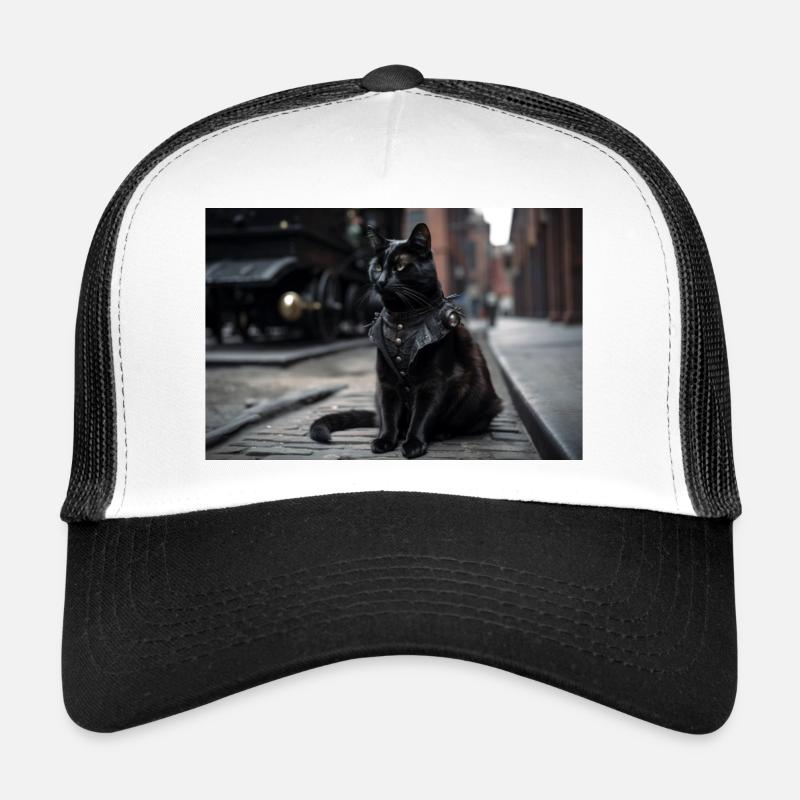 Cat Black4 Trucker Cap