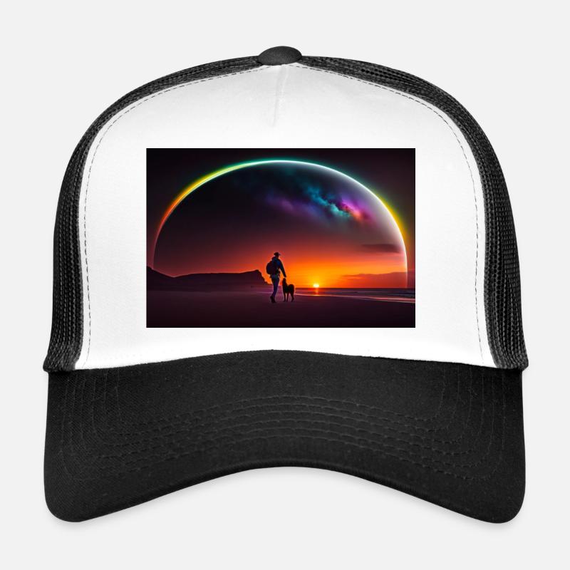 Siluette Star - Trucker Cap - Weiß/Schwarz