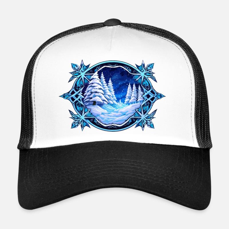 Arbres d’hiver Casquette trucker 