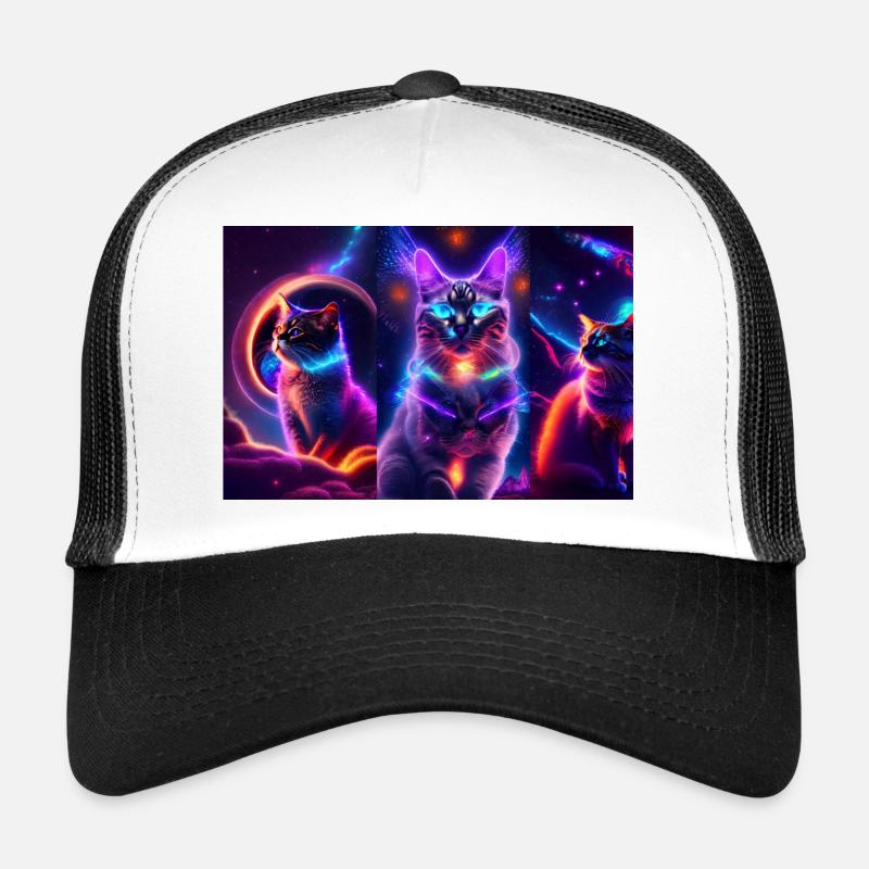 Cosmocats Purples Trucker Cap