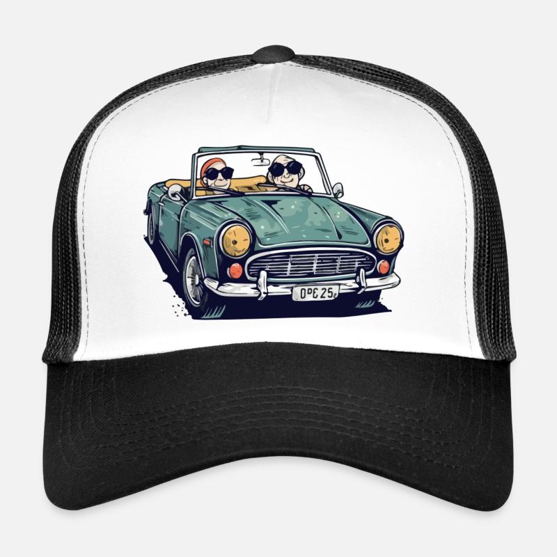 Denise et roger en cabriolet Casquette trucker 