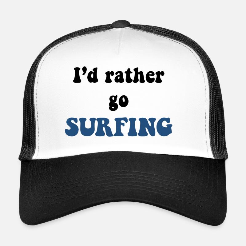 SURFING - Trucker Cap - white/black