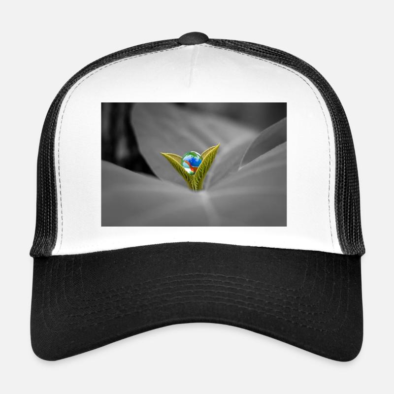 Der Marmor auf der Pflanze Trucker Cap