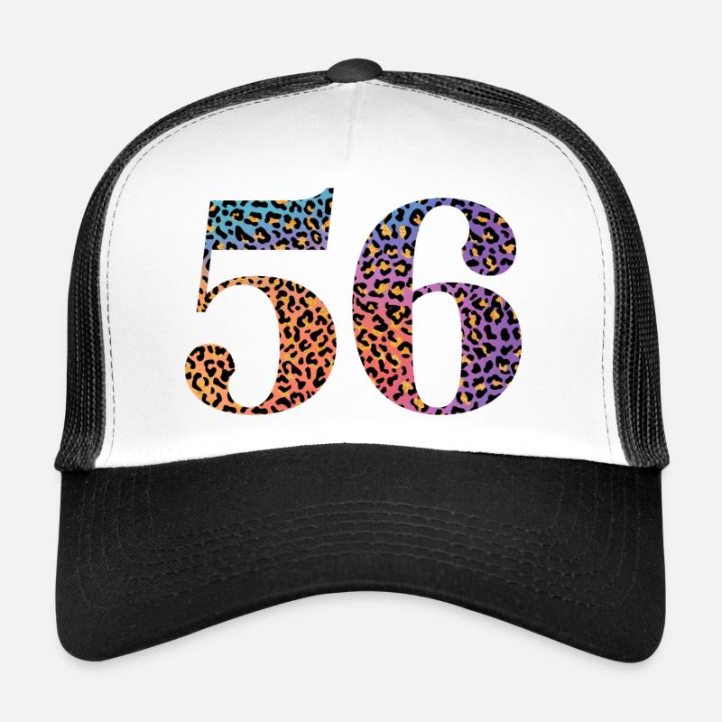 56e anniversaire léopard Casquette trucker 