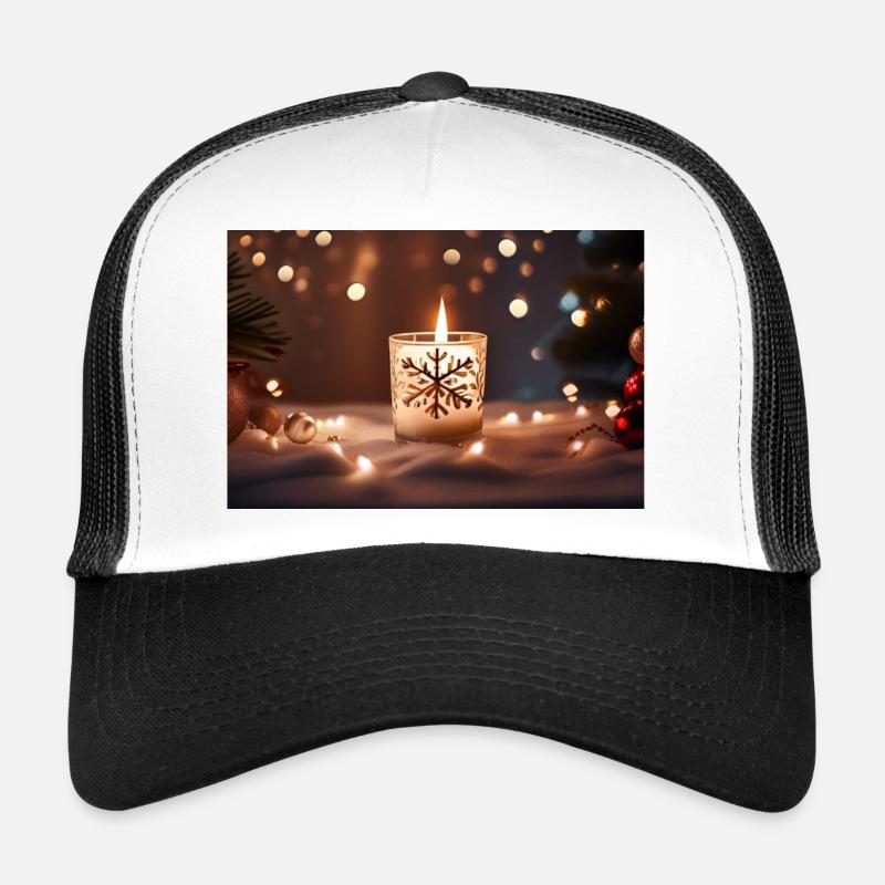 Bougie de Noël Casquette trucker 
