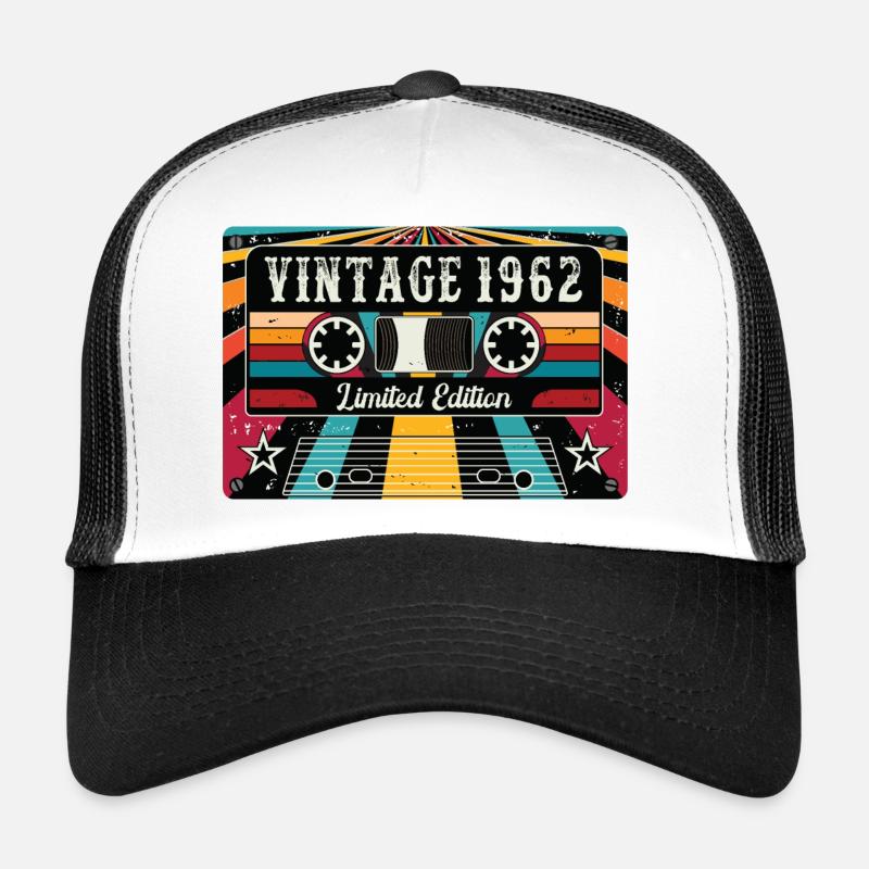 Vintage 1962 Limited Edition - Trucker Cap - white/black