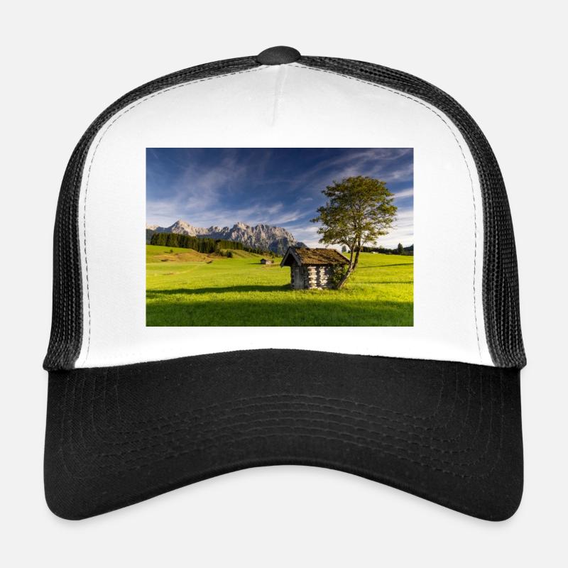 Prairies de rorquals à bosse près de Mittenwald Casquette trucker 