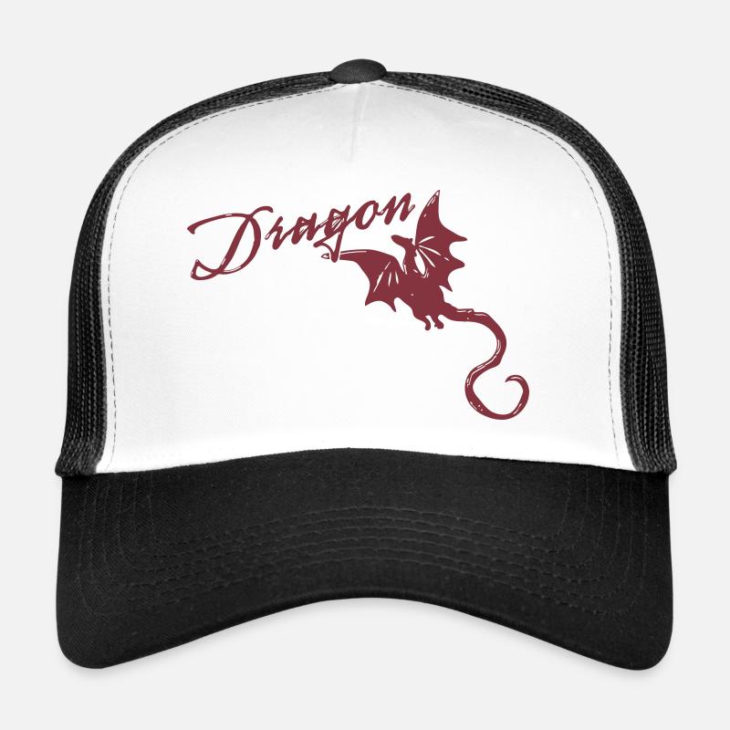 Dragon Drache – Vectorgraphique Casquette trucker 