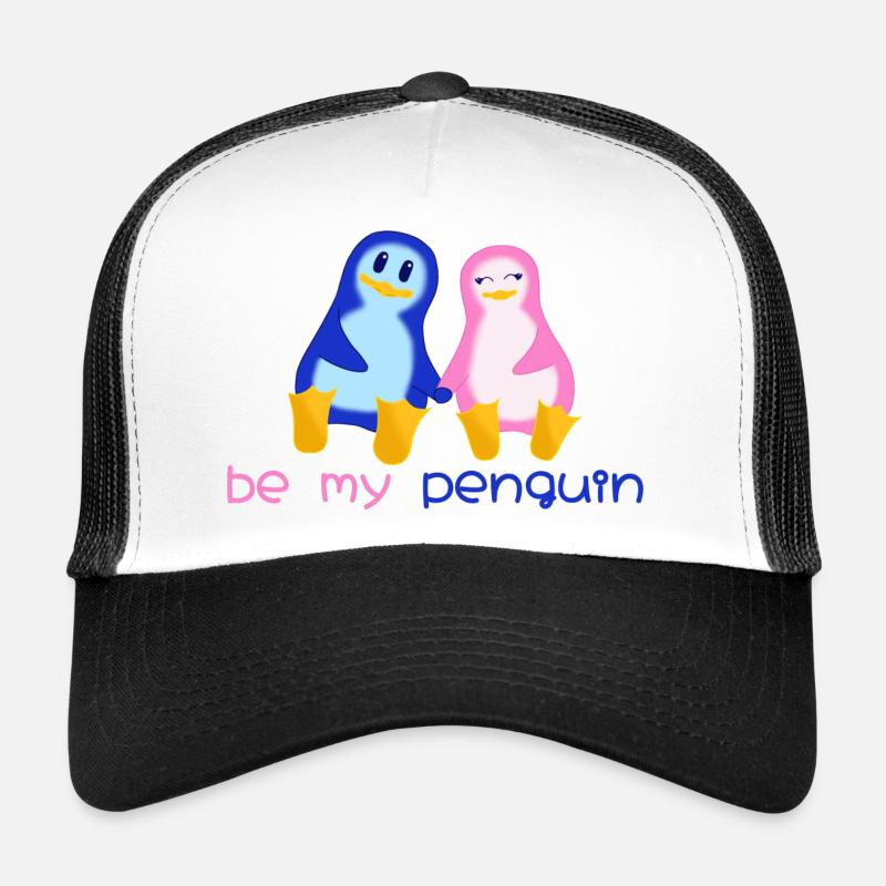 Be my penguin - Trucker Cap - Weiß/Schwarz