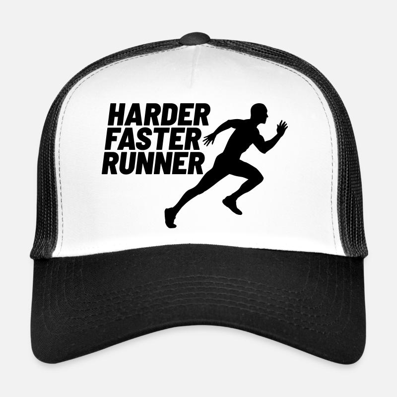coureur plus dur et plus rapide Casquette trucker 