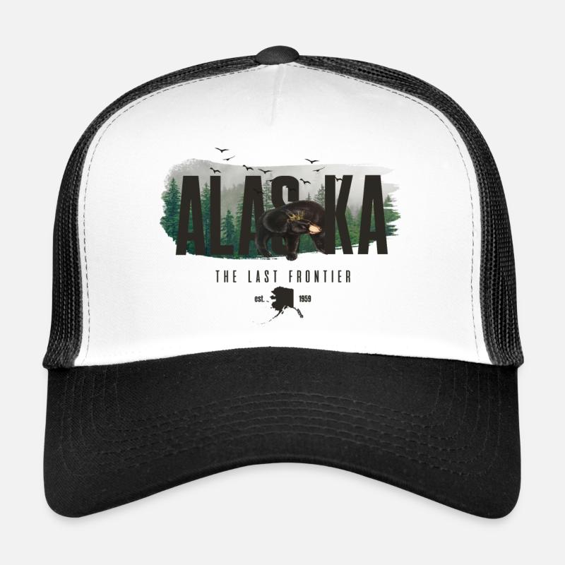 Alaska The Last Frontier Casquette trucker 