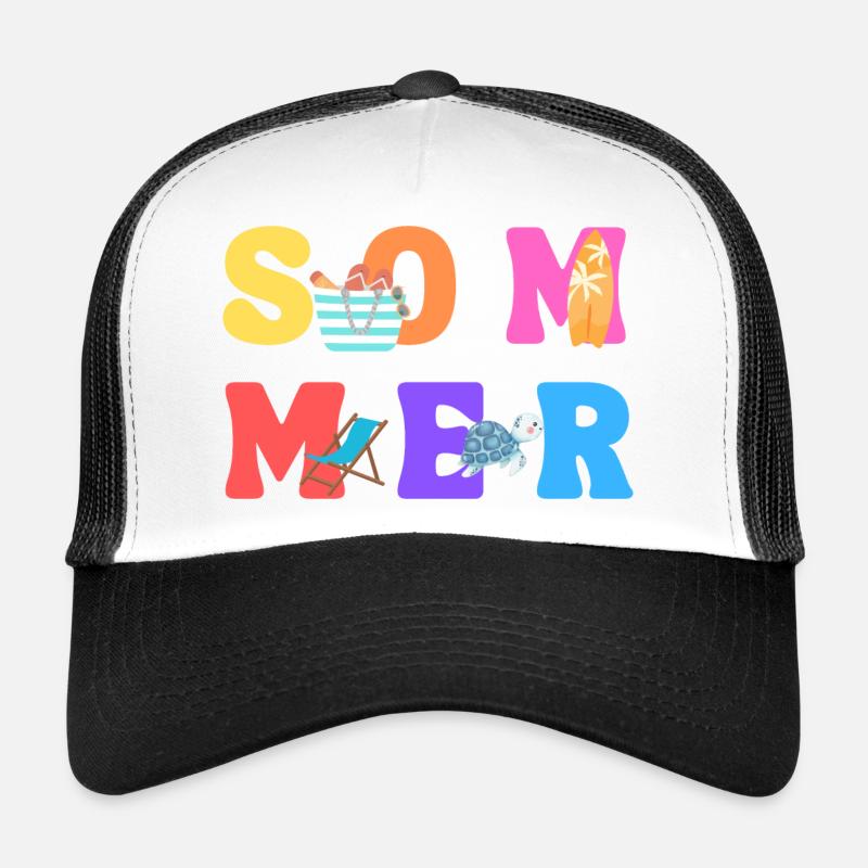 Été - Été - Amour d’été - Soleil Casquette trucker 