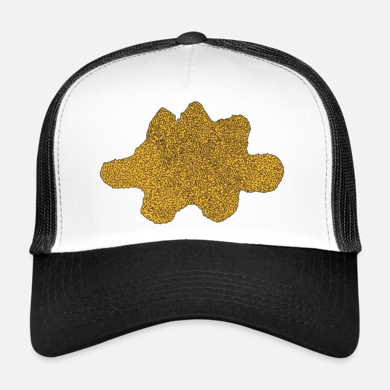 Stegosaurus Nugget - Trucker Cap - white/black