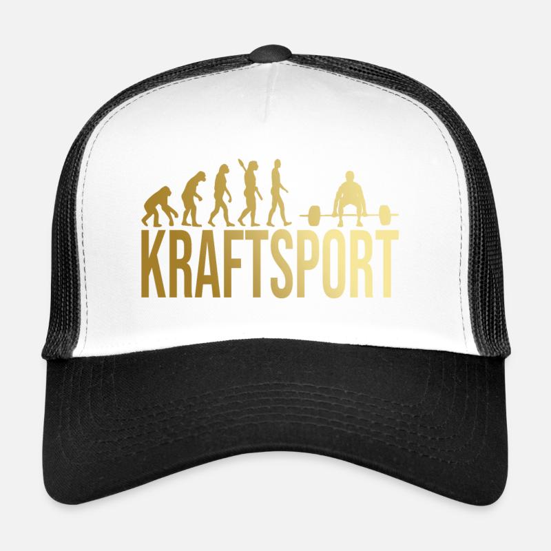 Evolution Kraftsport - Trucker Cap - Weiß/Schwarz