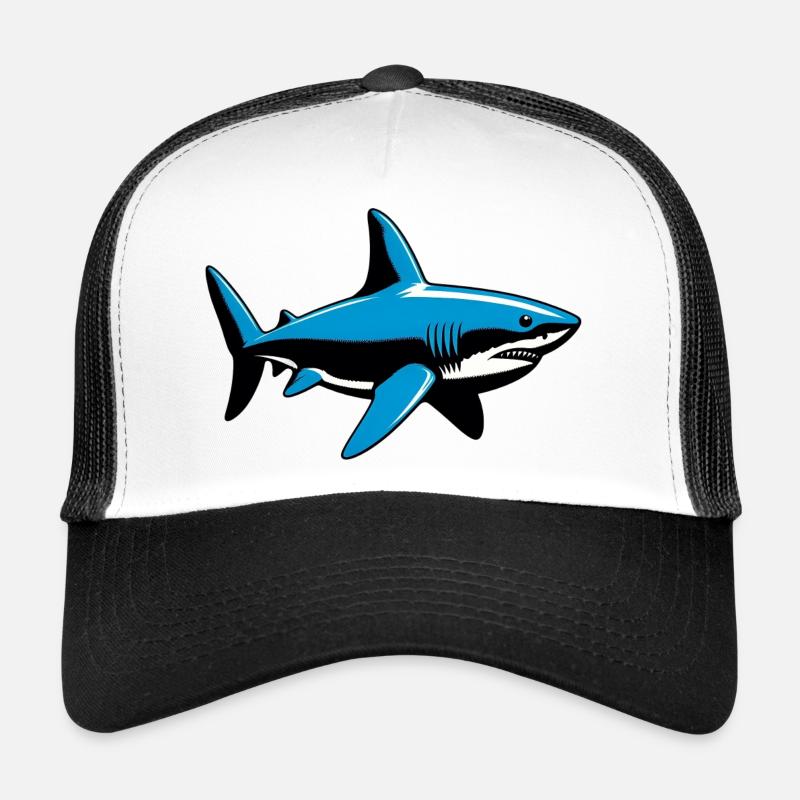 Hai - Trucker Cap - Weiß/Schwarz