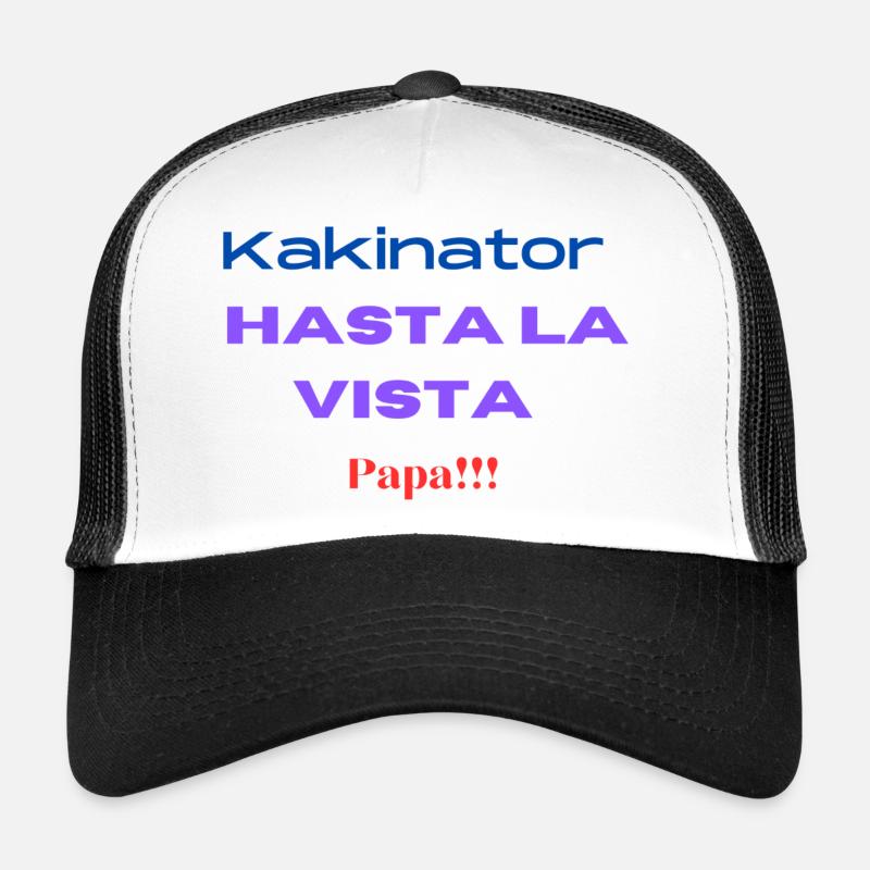 KaKinator - Trucker Cap - Weiß/Schwarz