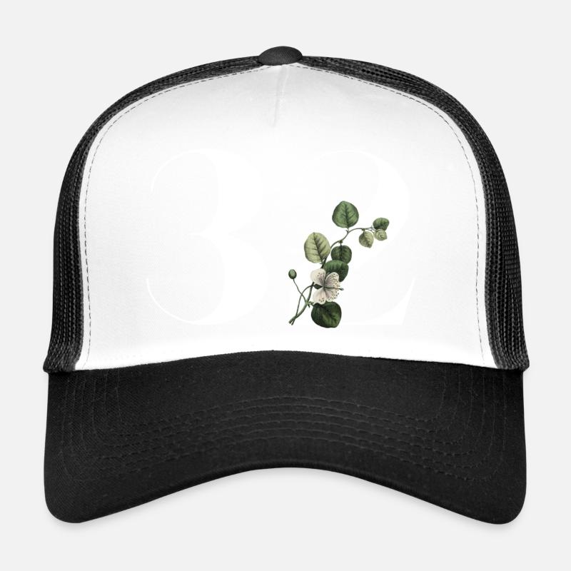 Nummer 32 Blumengrün - 32. Blumengeburtstag Trucker Cap