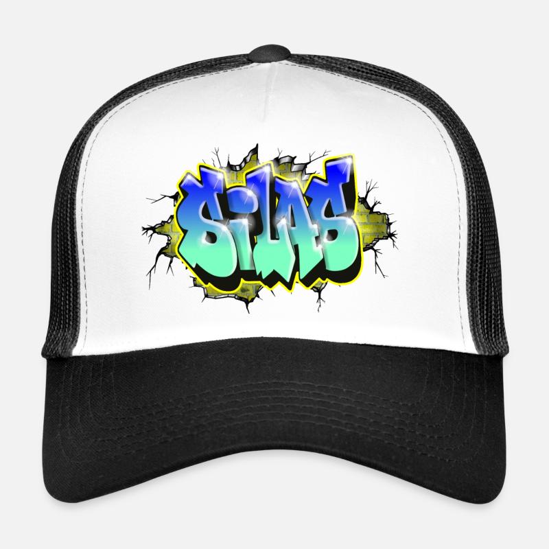 Graffiti SILAS Rubbelgeschenk GEBURTSTAG GEBURT Trucker Cap