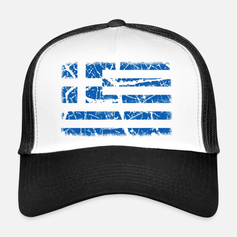 Greece Flag Trucker Cap