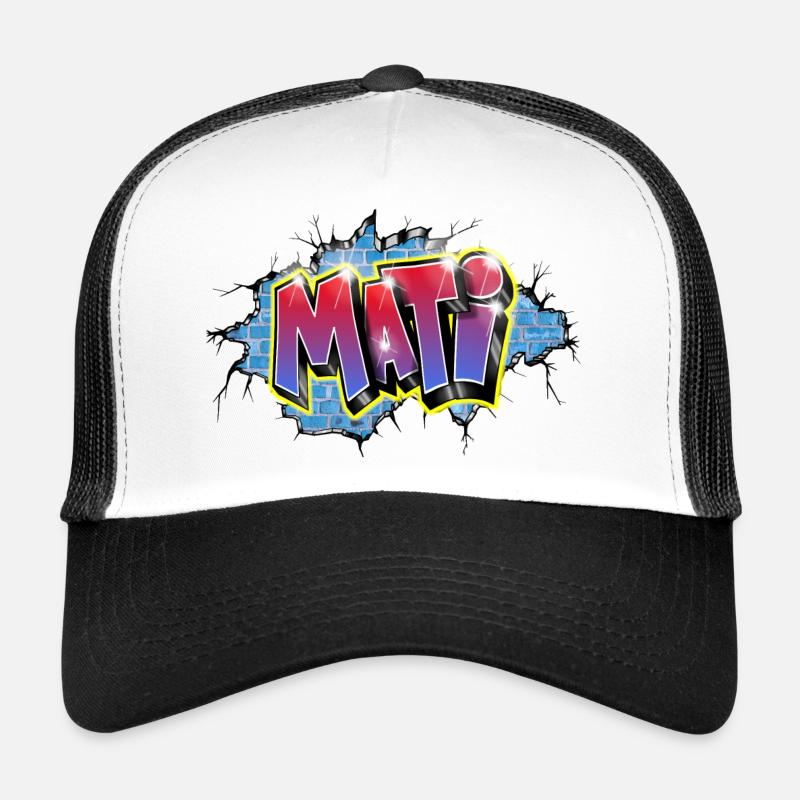 MATI GRAFFITI NAME Trucker Cap