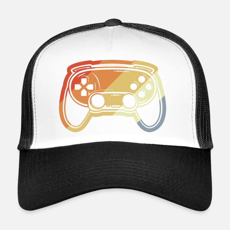 Vintage Game Controller Zeichnung Trucker Cap