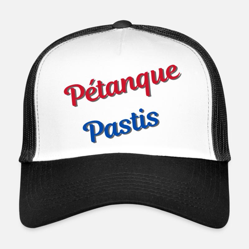 Pétanque et pastis Casquette trucker 