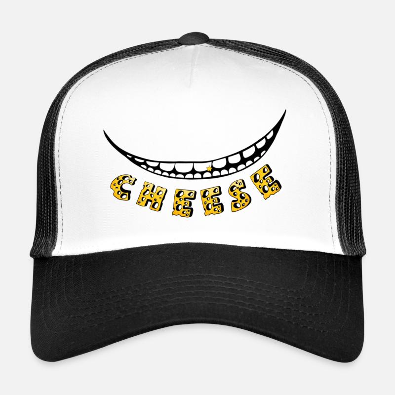 Cheese :) - Trucker Cap - Weiß/Schwarz
