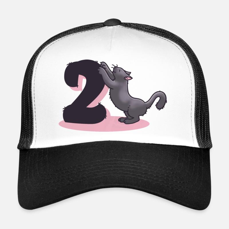 Chat numéro 2 Casquette trucker 