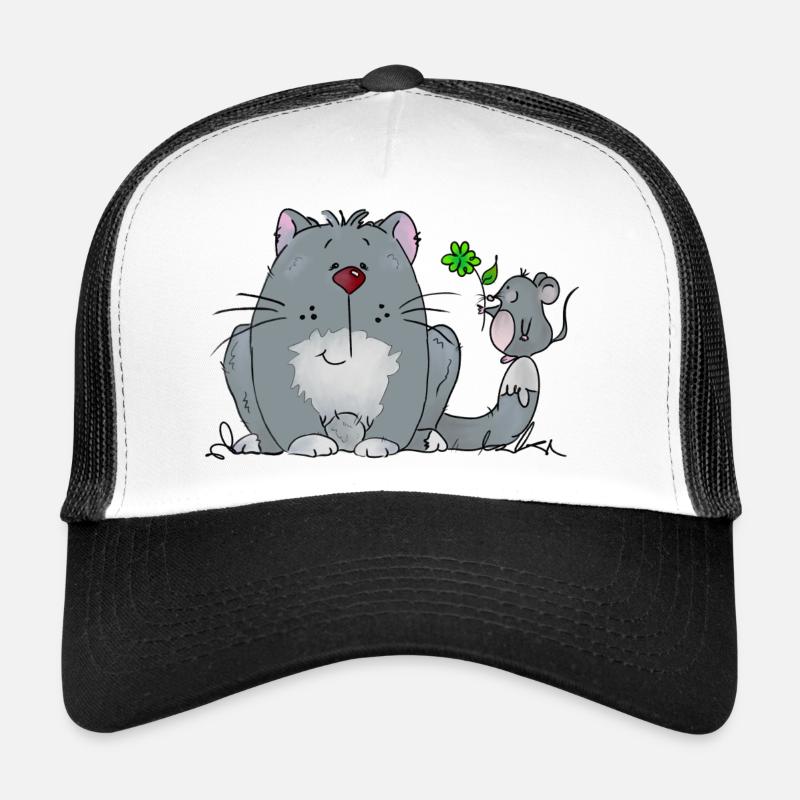 Chat et souris Casquette trucker 