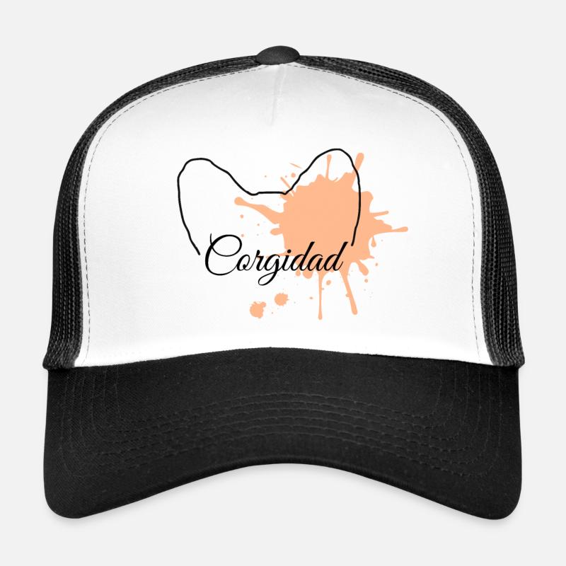 Corgidad Splash Trucker Cap