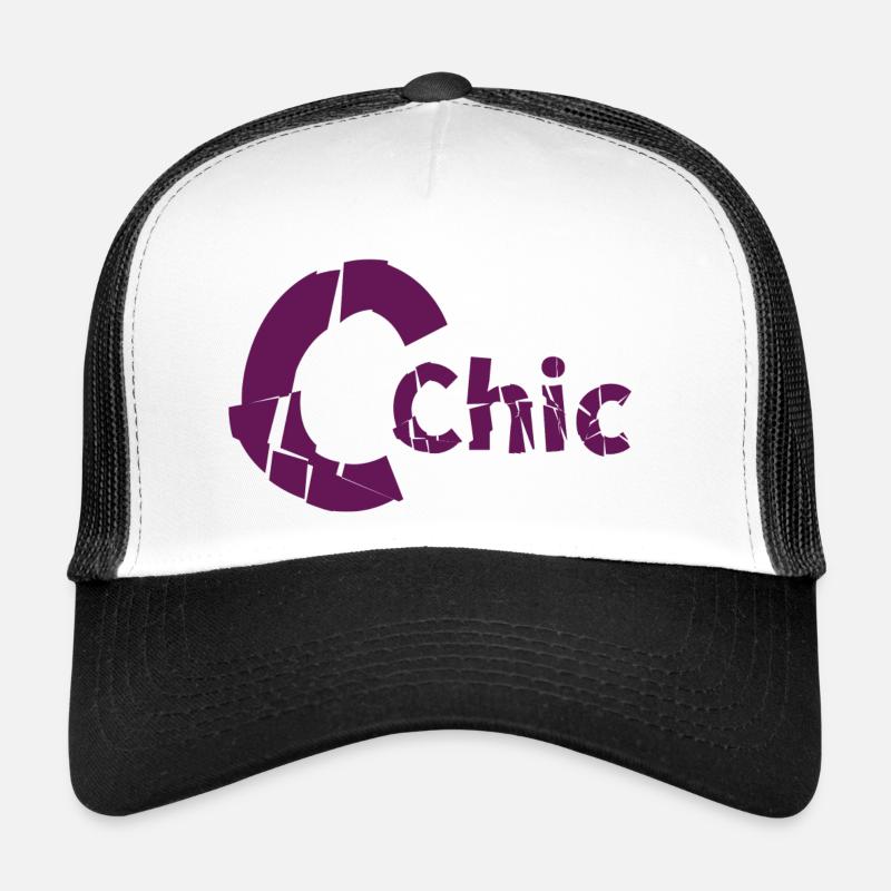 Chic - Trucker Cap - white/black