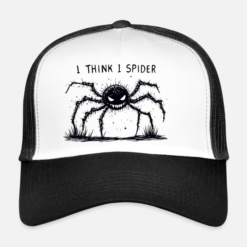 Je pense que je suis une araignée Casquette trucker 