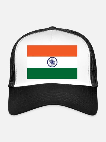 India - Trucker Cap - white/black - Front