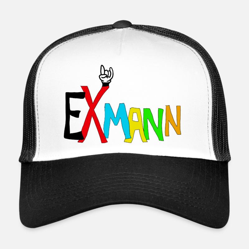 exmann - Trucker Cap - Weiß/Schwarz
