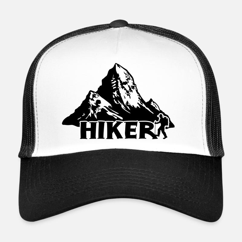 Wanderer - Bergwanderung [Schwarz] Trucker Cap