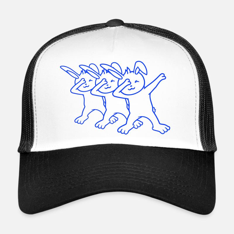 3 Hasen Dabbing Dab Dance Pose Tanzen Party Feiern Trucker Cap